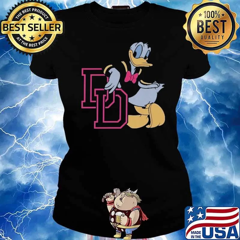 Donald Duck Varsity Disney s Ladies tee