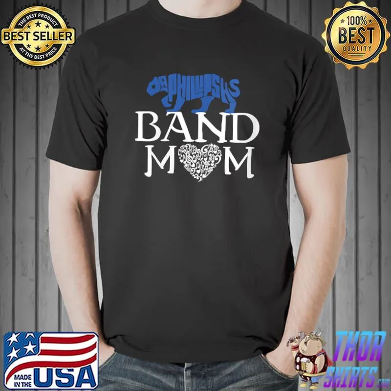 DPhillipsh Band Mom T-Shirt