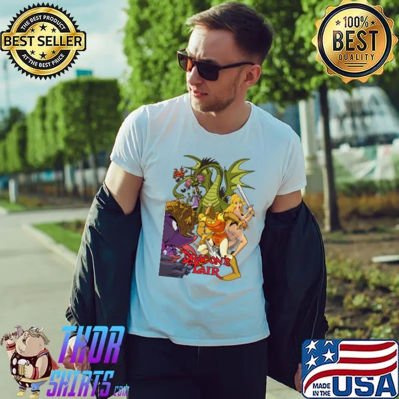 Dragon Lair Lead on, Adventurer... Your quest awaits! T-Shirt Unisex