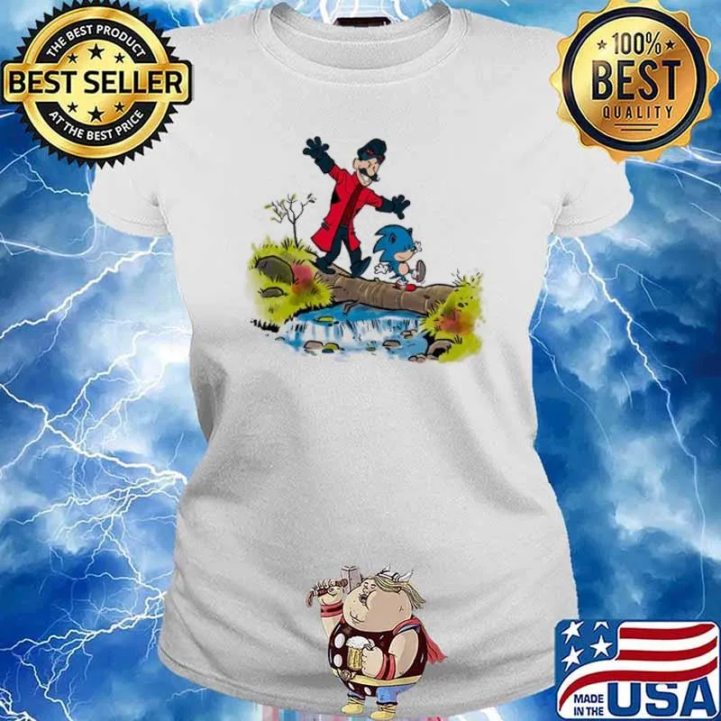 Eggman And Sonic s Ladies tee