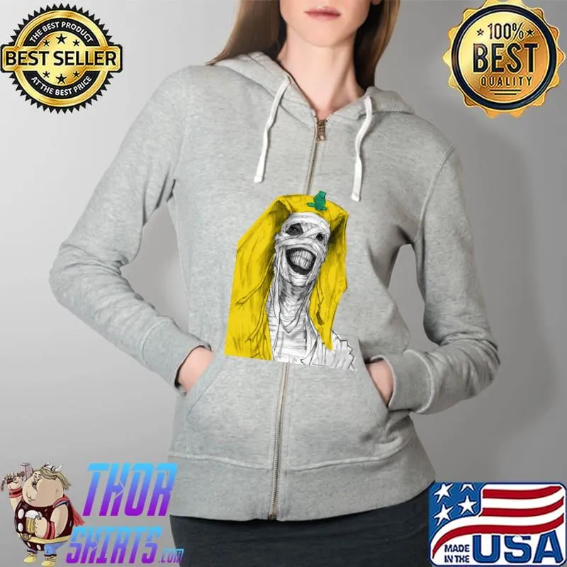 Egyptian Mummy T-Shirt Full Zip Hooded
