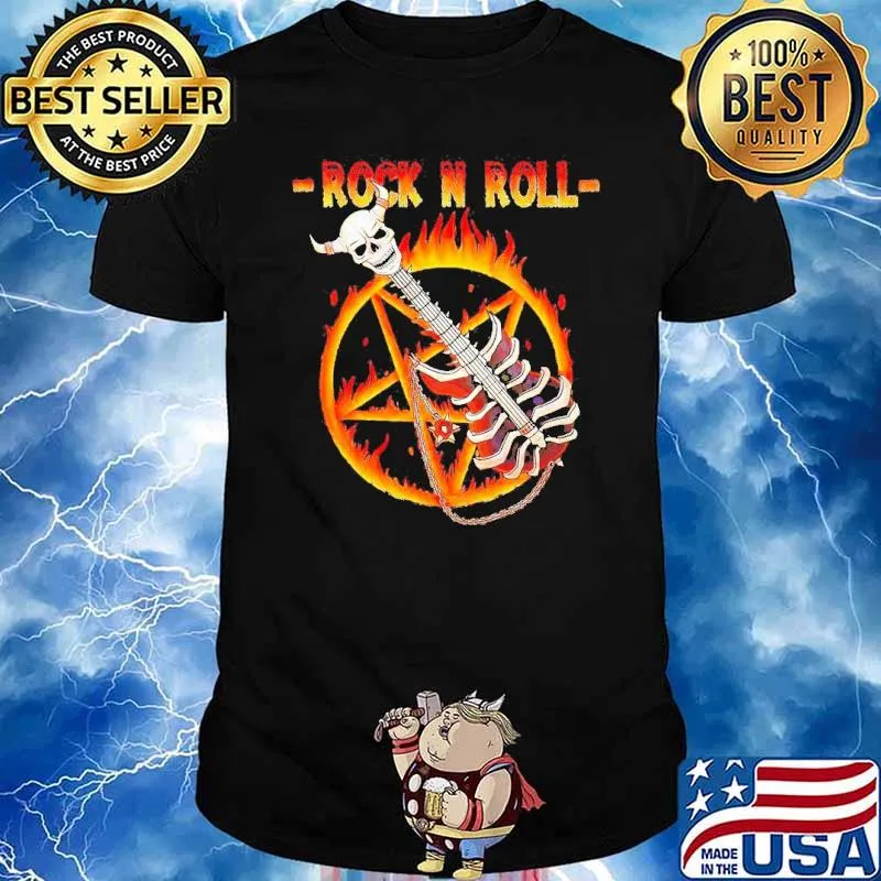 Electric Guitar Vintage Classic Rock N Roll shirt