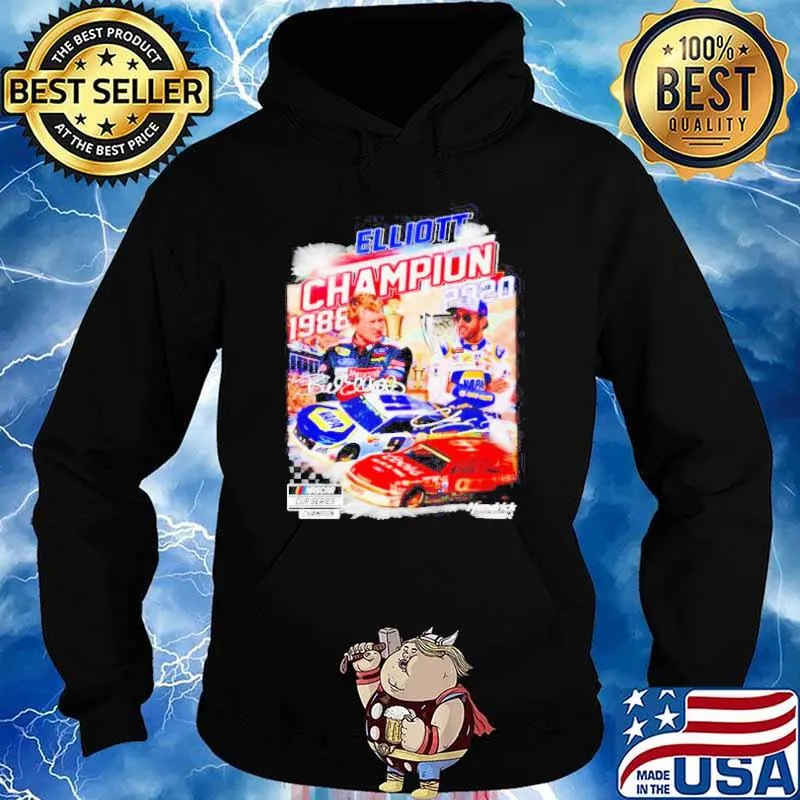Elliott Nascar Cup Series Champion 1988-2020 signature s Hoodie
