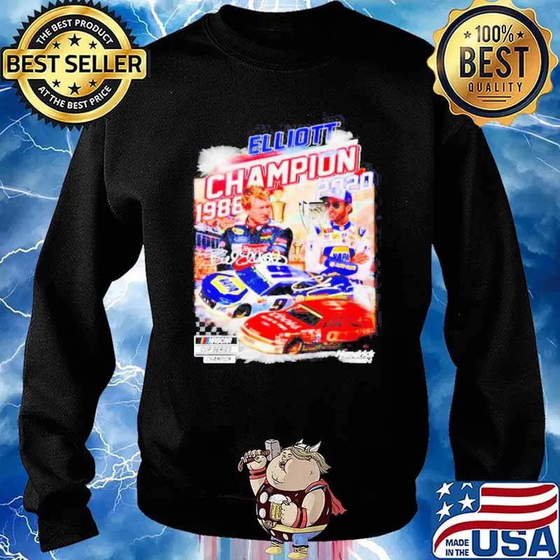 Elliott Nascar Cup Series Champion 1988-2020 signature s Sweater