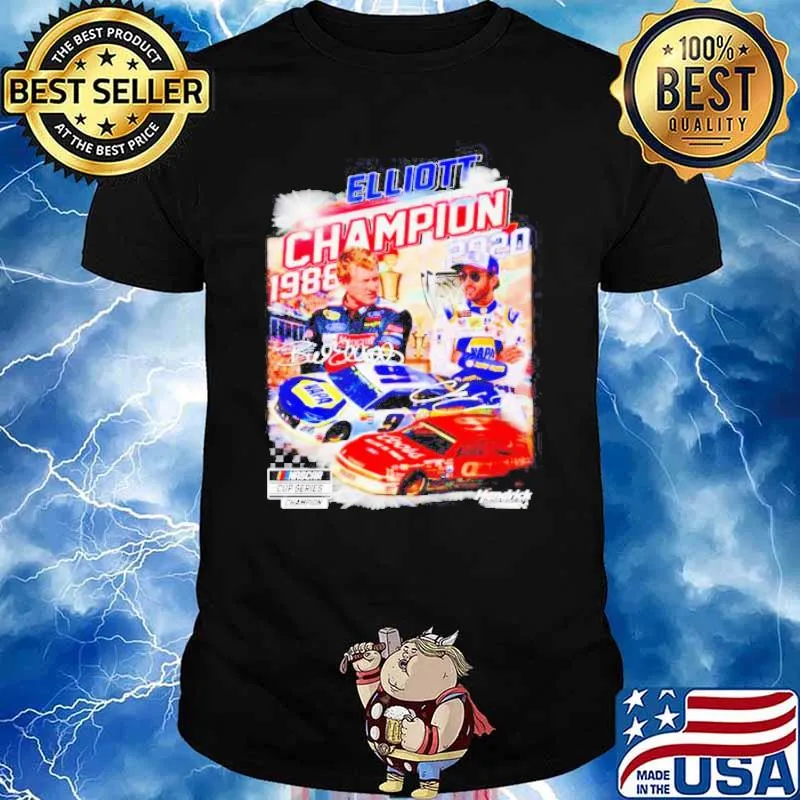 Elliott Nascar Cup Series Champion 1988-2020 signature shirt