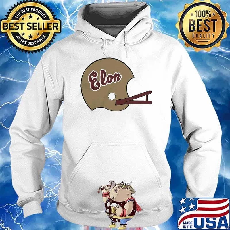 Elon Football 1980’s Helmet s Hoodie