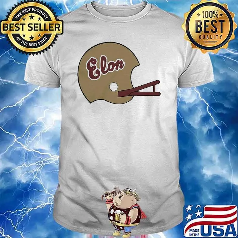 Elon Football 1980’s Helmet shirt