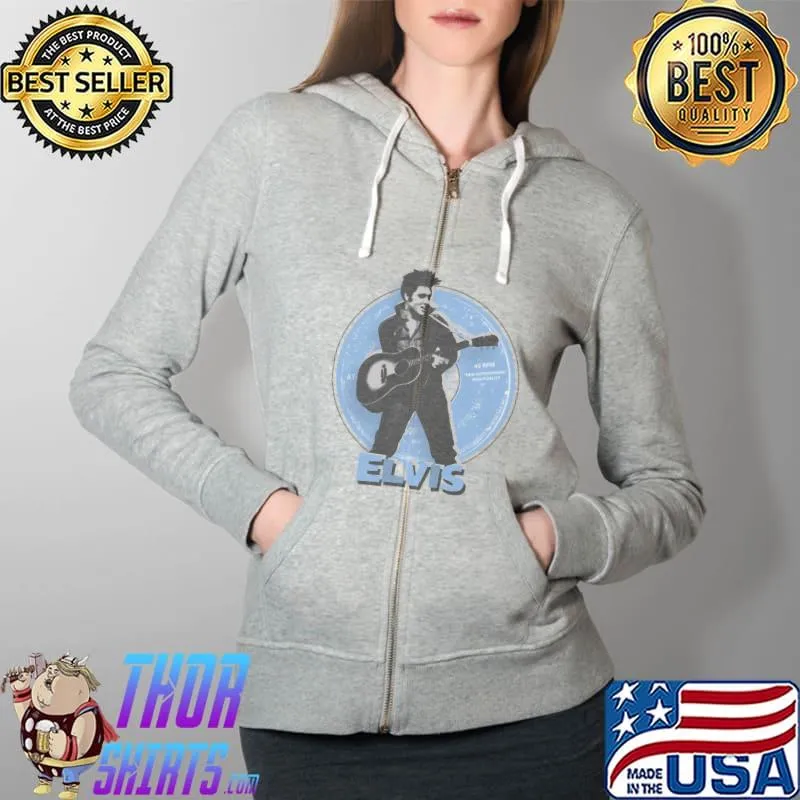 Elvis Legend On Stage Shirt Full Zip Hooded