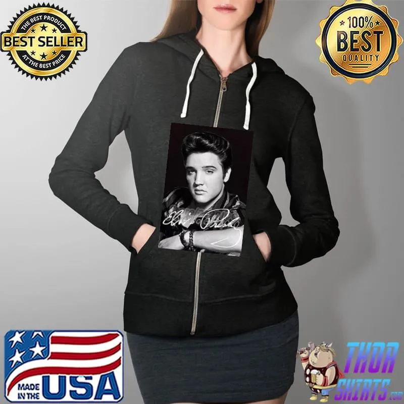 Elvis Presley Poster Shirt Full Zip Hooded