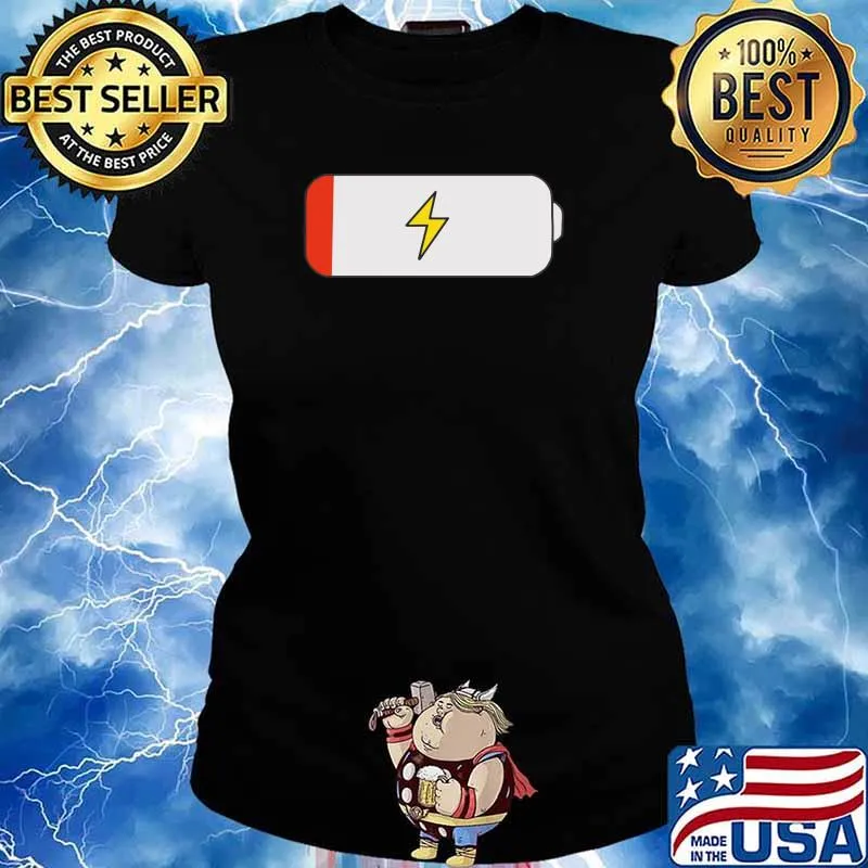 Energy Force Low Battery T-Shirt Ladies tee