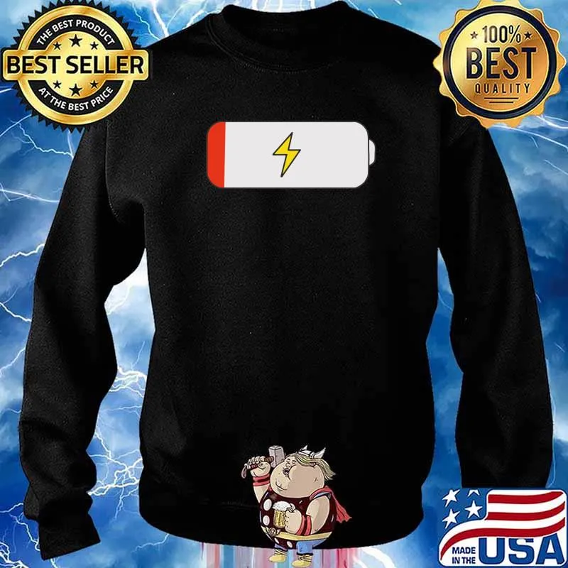Energy Force Low Battery T-Shirt Sweater