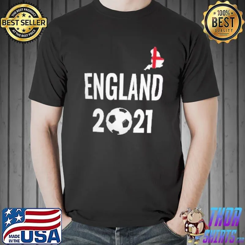 England Soccer Shirt 2021 Shirt Unisex