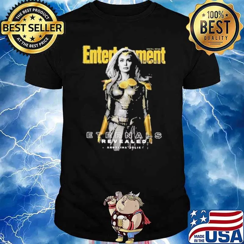 Entertainment Eternals Revealed Angelina Jolie Fan Shirt
