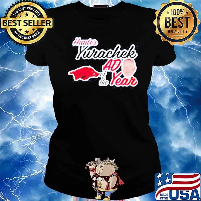 Eric Musselman Hunter Yurachek Ad Of The Year s Ladies tee