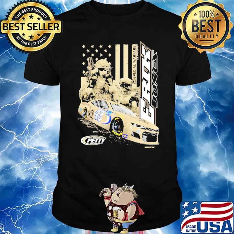Erik Jones Checkered Flag U.S. Airforce Shirt