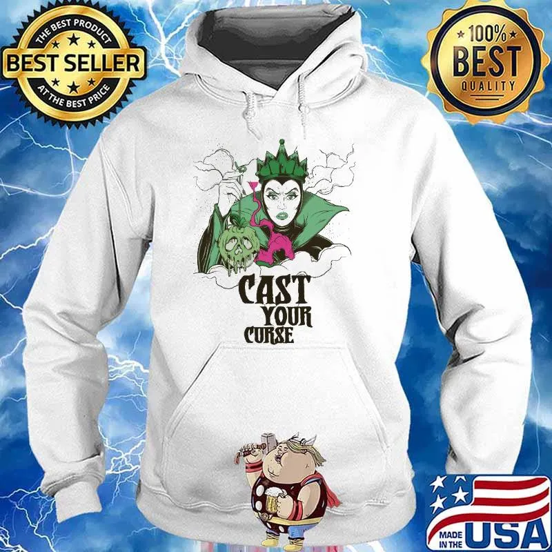 Evil Queen Cast Your Curse Short Sleeve s Hoodie
