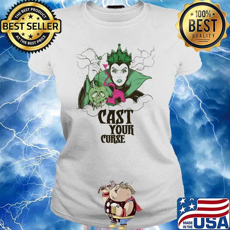Evil Queen Cast Your Curse Short Sleeve s Ladies tee