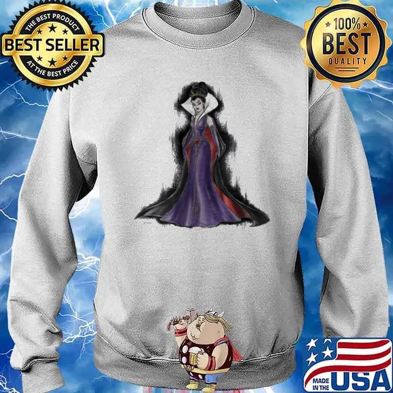 Evil queen raglan art of disney villains s Sweater