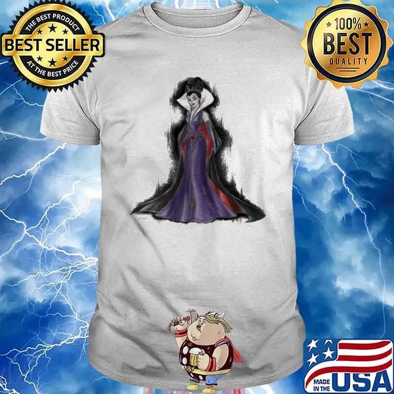 Evil queen raglan art of disney villains shirt