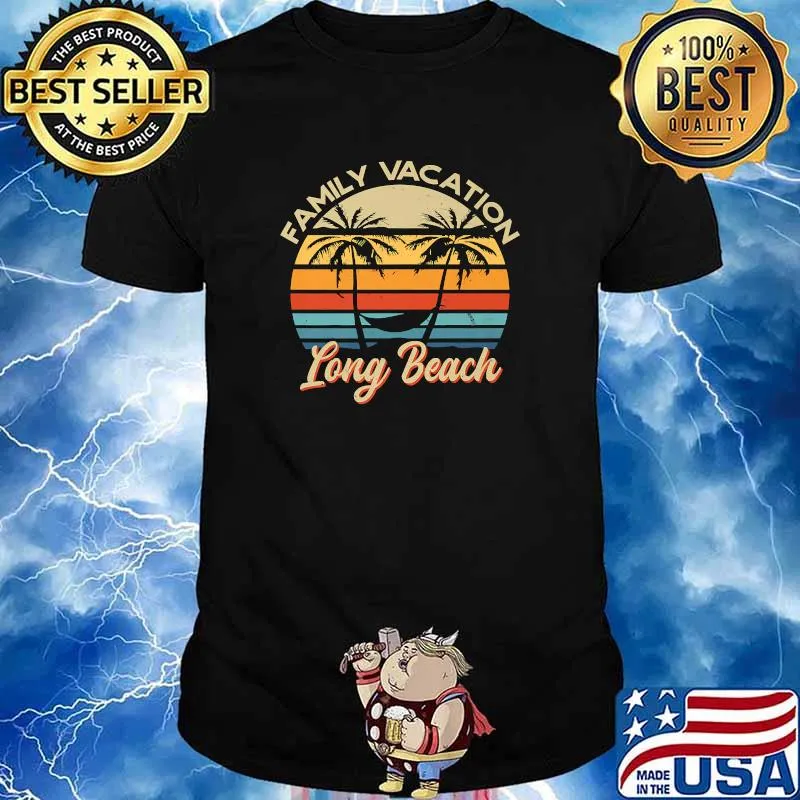 Family Vacation Long Beach Summer New York Tropical Tour Premium T-Shirt