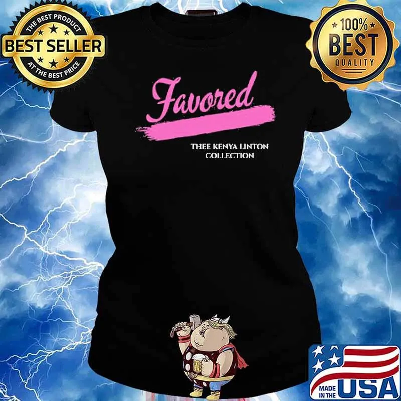 Favored Pink Thee Kenya Linton Collection Shirt Ladies tee