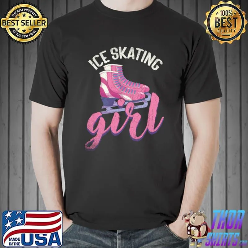 Figure Skater Women Sports Ice Skating Girl Ice Skating T-shirt