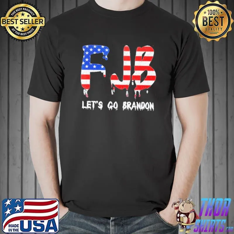 FJB – USA – Biden – Let’s Go Brandon Chant Impeach 46 US Flag Shirt Unisex
