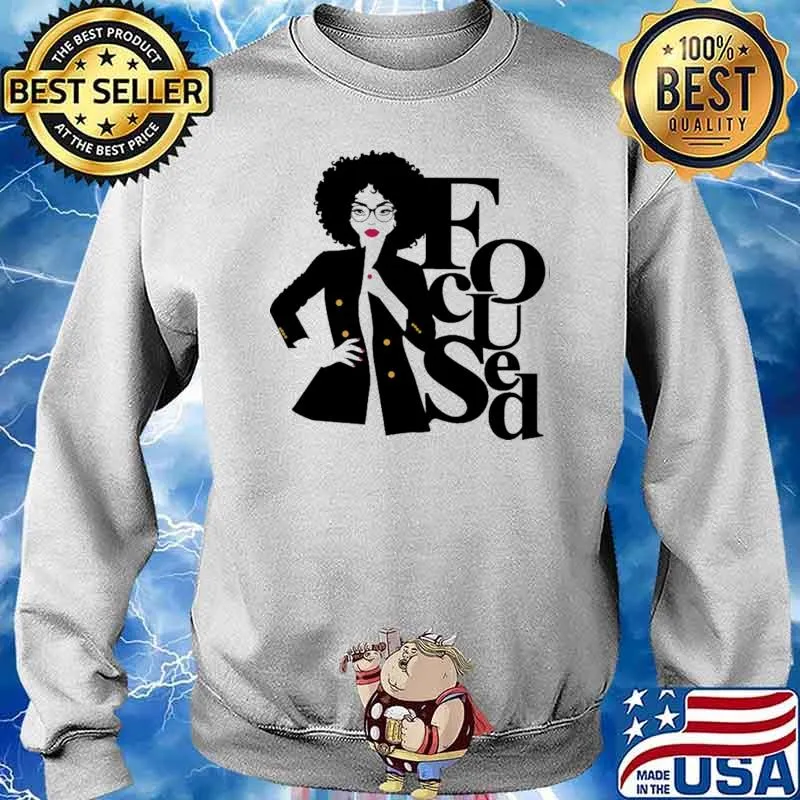 Focused The Curly Haired Girl In Vest Shirt Sweater