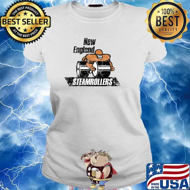 Football New England Steamrollers T-Shirt Ladies tee