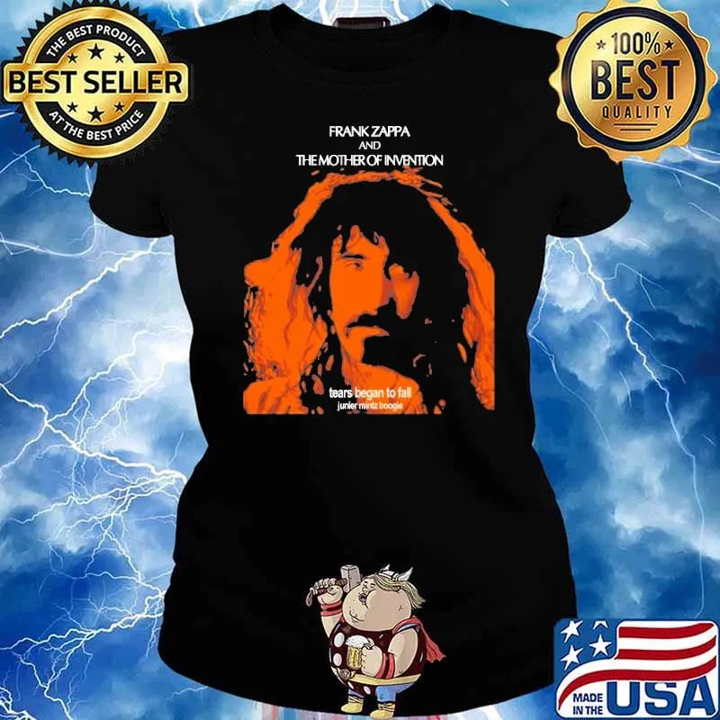Frank Zappa And the Mother Of Invention Tears Began To Fall Shirt Ladies tee