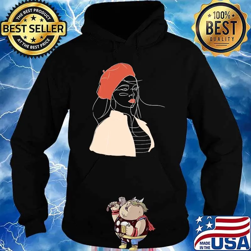 French Girl Parisian beret Classic T-Shirt Hoodie