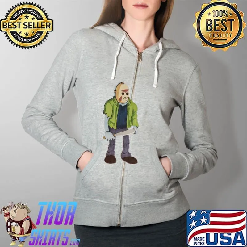 Friday The 13th Jason T-Shirt Full Zip Hooded