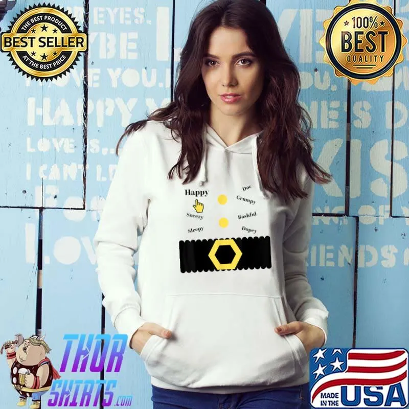 Funny costume Snow White dwarfs T-Shirt Hoodie