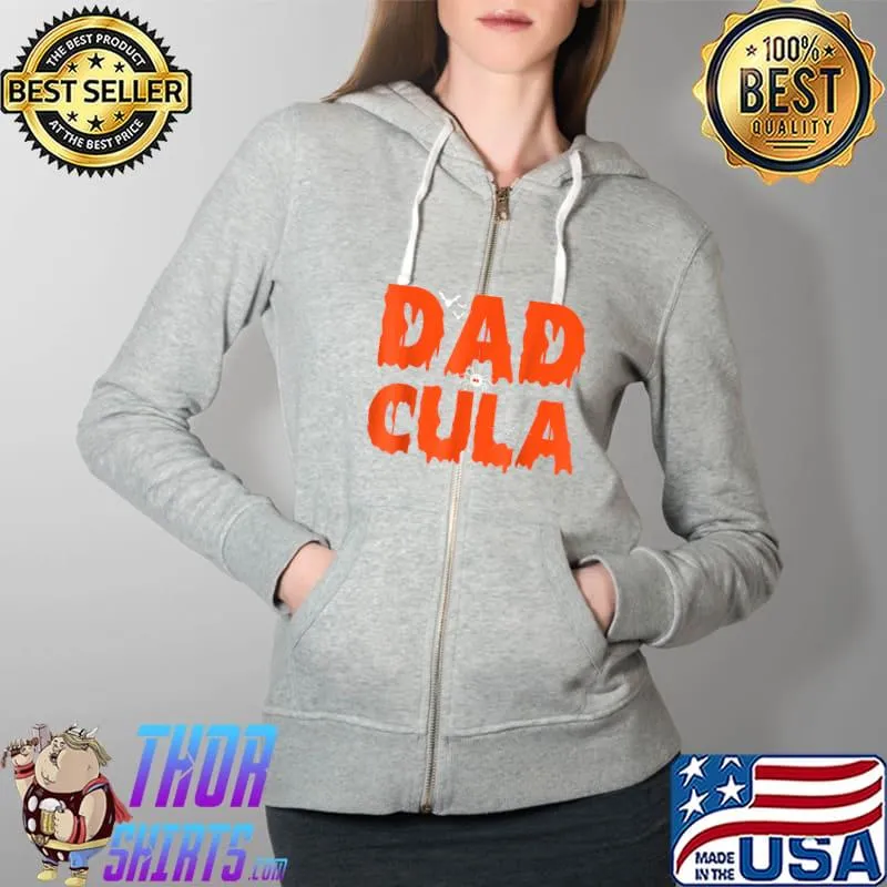 funny Dadcula halloween ,Dad Costume Momster Family matching T-Shirt Full Zip Hooded