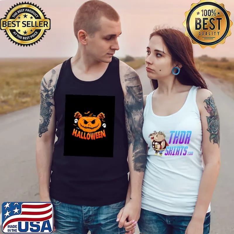 Funny halloween pumkin jack Graphic T-Shirt Tank Top