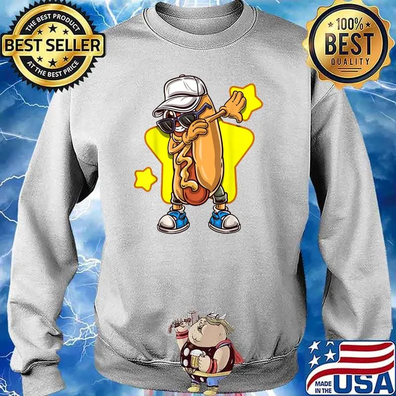 Funny Hotdog Dabbing Hotdogs Hot Dog Dab Sausage Frankfurt T-Shirt Sweater