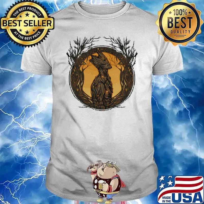 Galaxy Tree Groot shirt