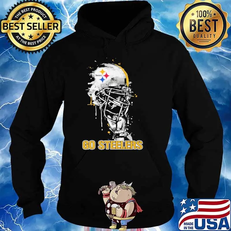 Go Steelers Football Helmets Shirt Hoodie