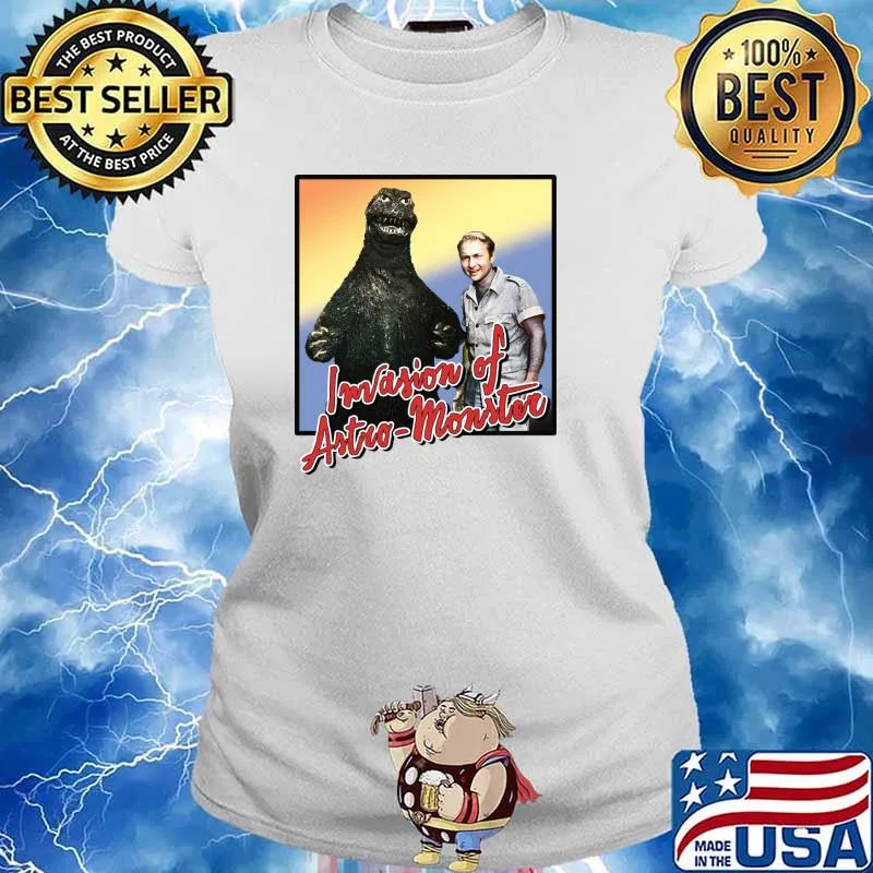 Godzilla Invasion of Astro-Monster T-Shirt Ladies tee