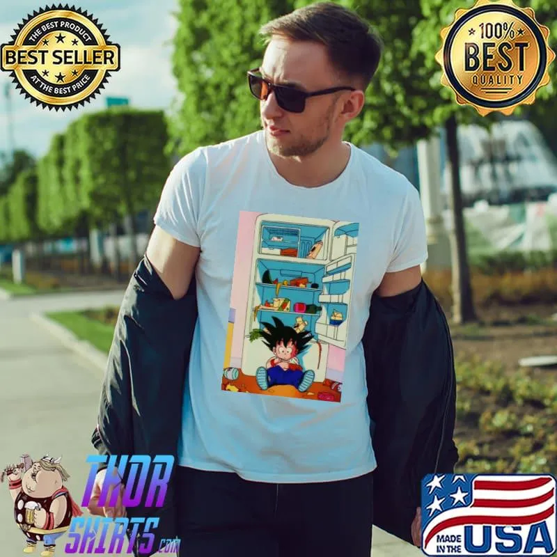 Goku Food and fridges T-Shirt Unisex