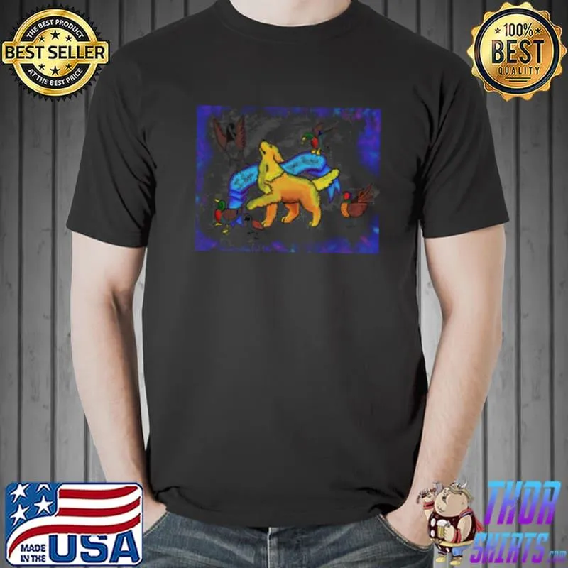 Golden Retriever and ducks I hope you dance art shirt