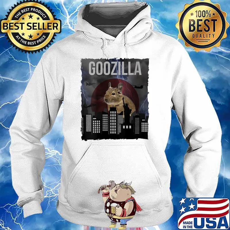GOOZILLA Degu Octodon Degus Accessory T-Shirt Hoodie