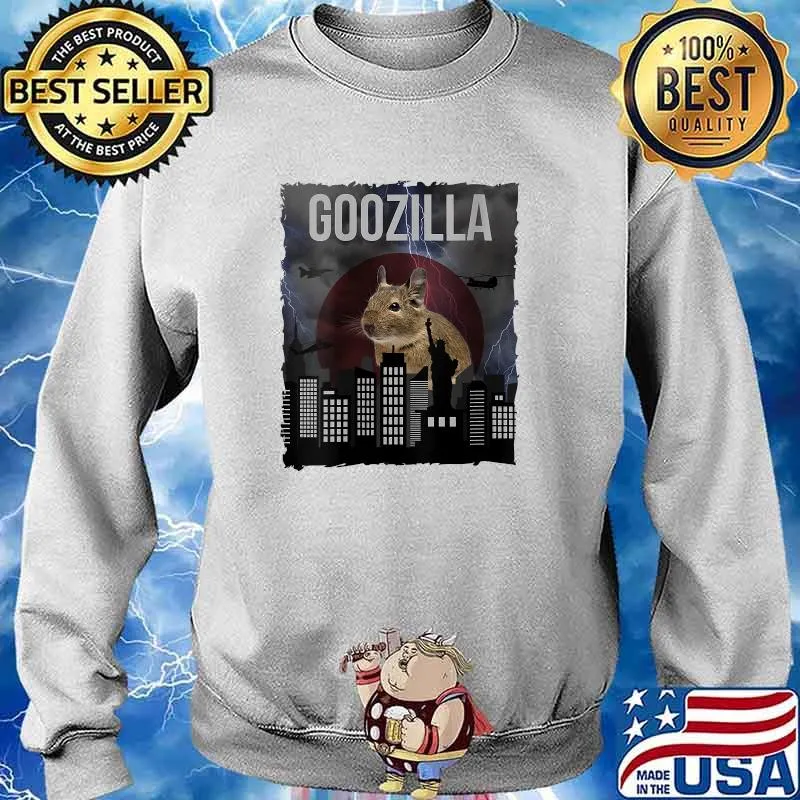 GOOZILLA Degu Octodon Degus Accessory T-Shirt Sweater