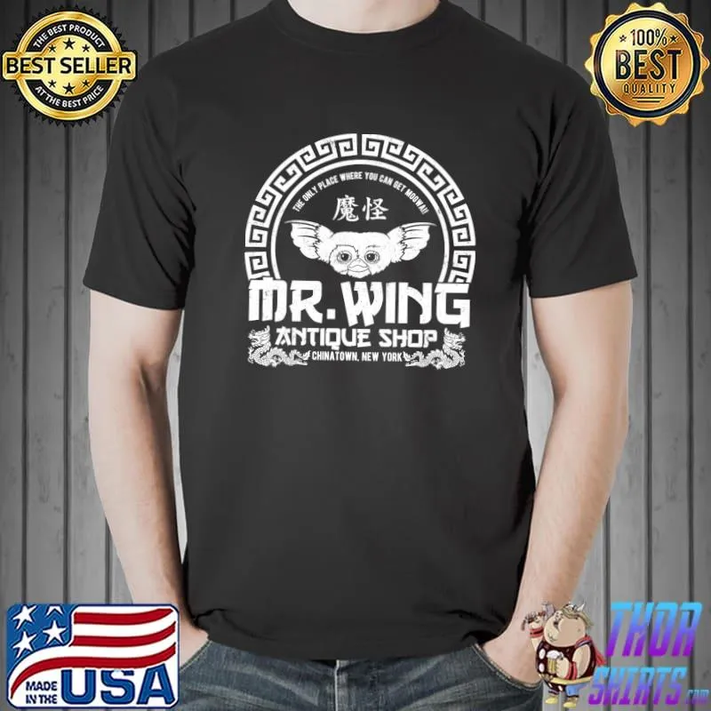 Gremlins Mr Wing Antique Shop T-Shirt Unisex