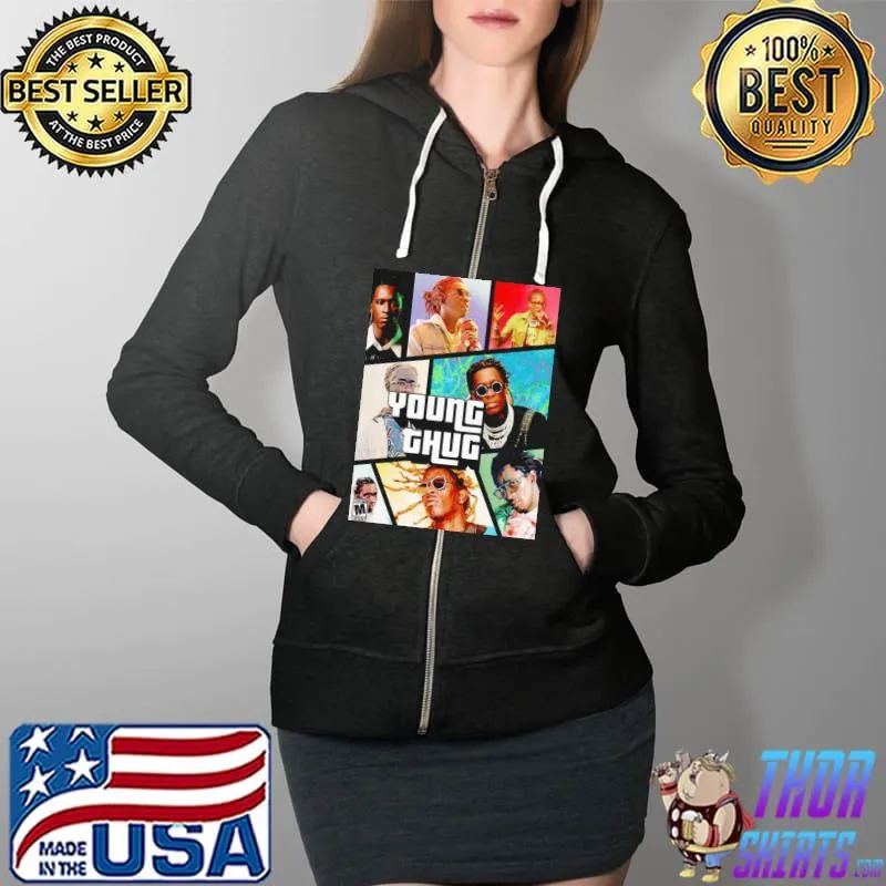 GTA young thug s Full Zip Hooded