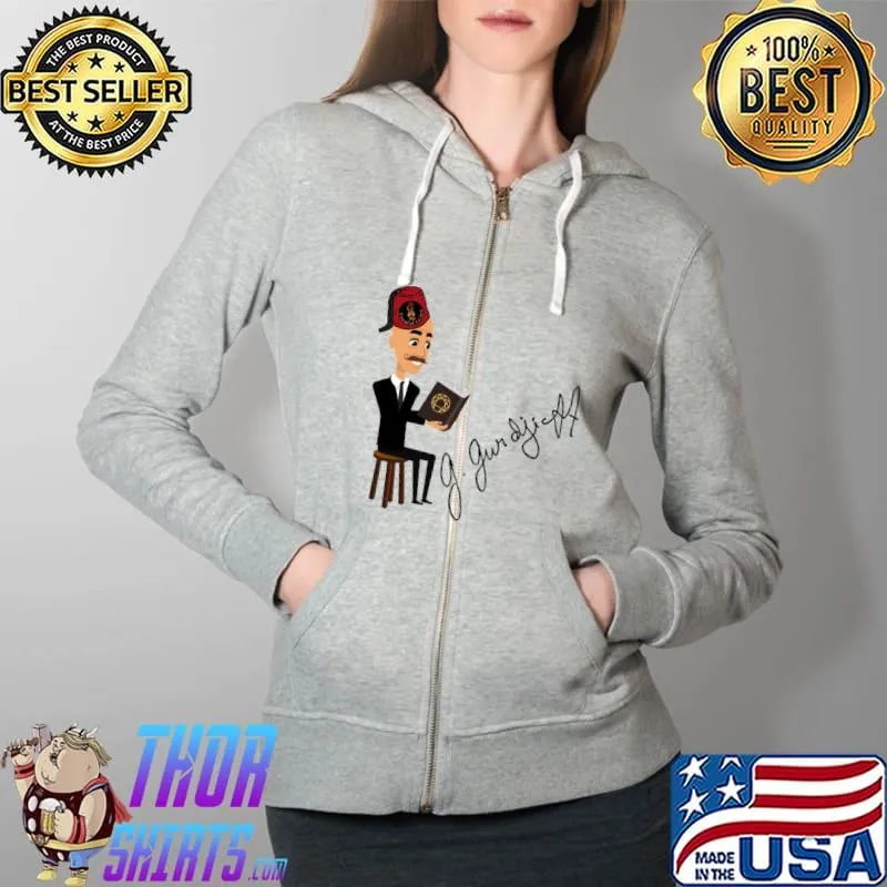 Gurdjieff Book Classic T-Shirt Full Zip Hooded