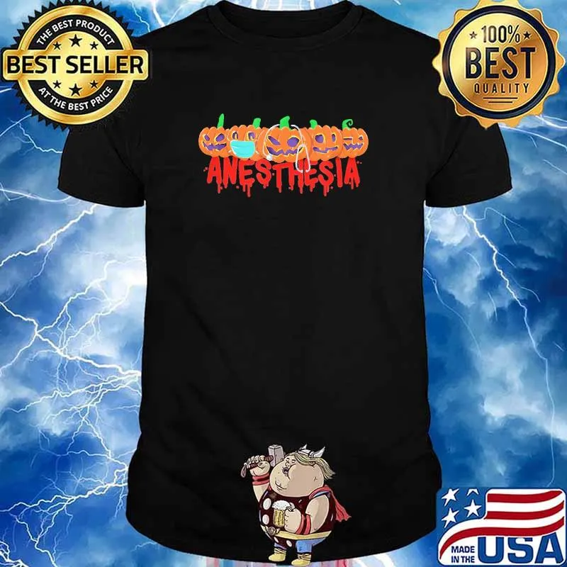 Halloween Anesthesia Pumpkins mask stethoscope Shirt