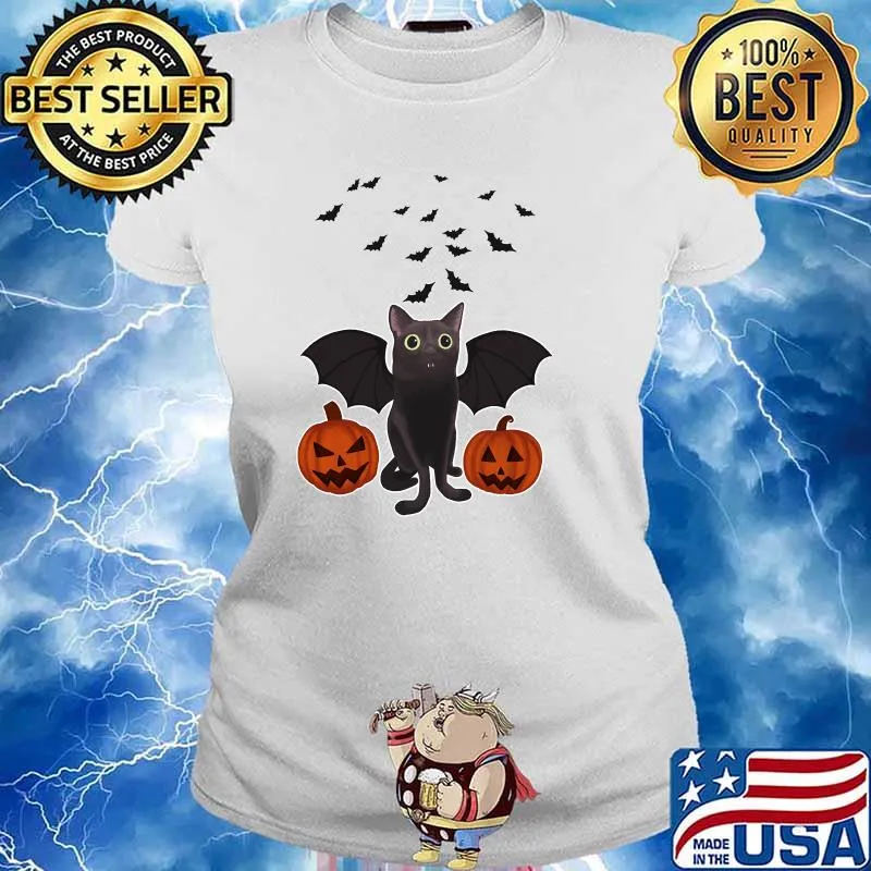Halloween Bat Jinx Classic T-Shirt Ladies tee