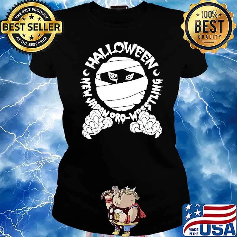 Halloween New Japan Pro Wrestling s Ladies tee