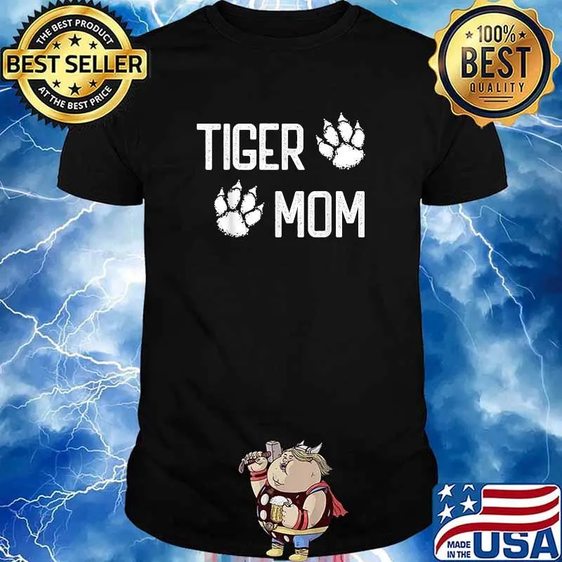 Halloween Tiger mom paw T-Shirt